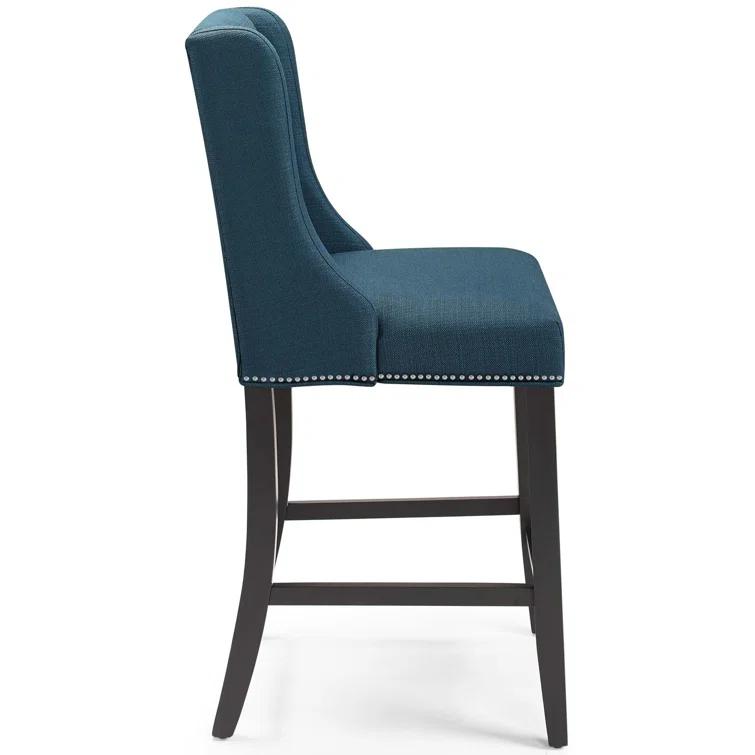 Modway Baron Upholstered Fabric Bar Stool