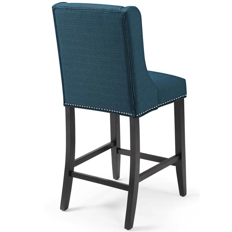 Modway Baron Upholstered Fabric Bar Stool