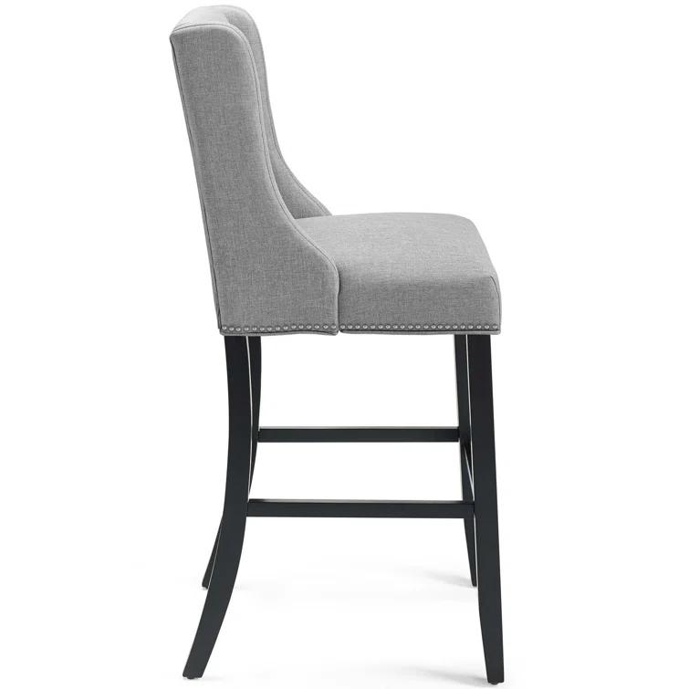Modway Baron Upholstered Fabric Bar Stool