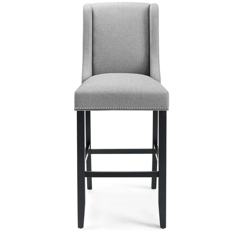 Modway Baron Upholstered Fabric Bar Stool