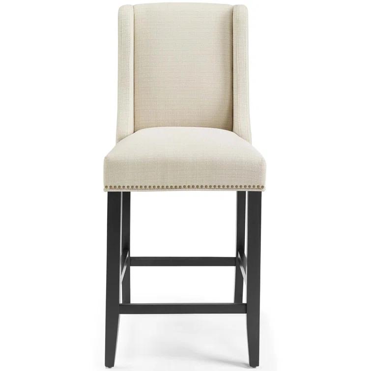 Modway Baron Upholstered Fabric Bar Stool