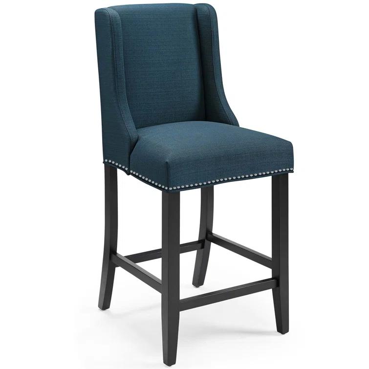 Modway Baron Upholstered Fabric Bar Stool