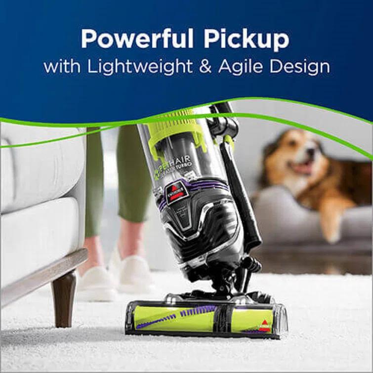 BISSELL 24613 BISSELL Pet Hair Eraser Turbo Plus Lightweight Vacuum, Tangle-Free Brush Roll, Powerful Pet Hair Pick-up 24613