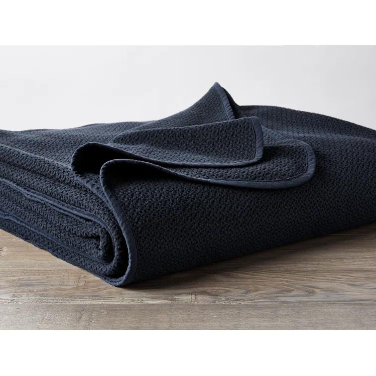 Coyuchi Honeycomb Hand Woven Throw Blanket