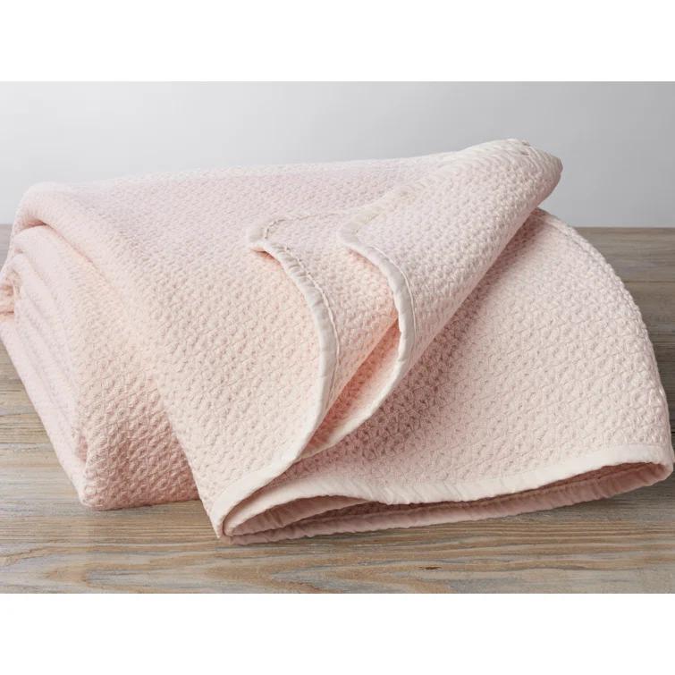 Coyuchi Honeycomb Hand Woven Throw Blanket