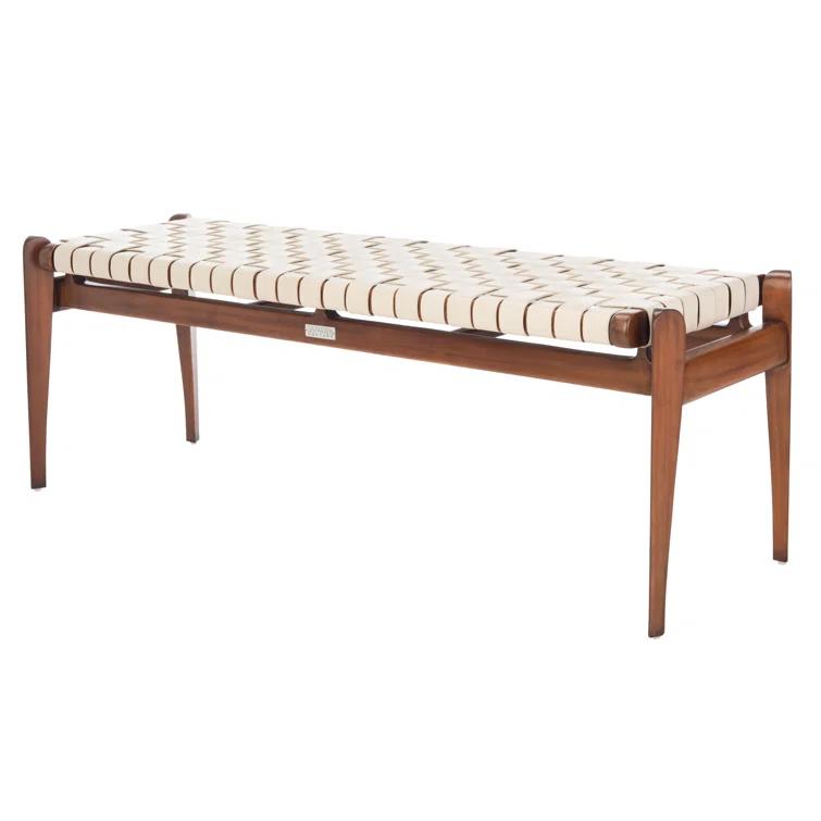Kenan Genuine Leather Bench