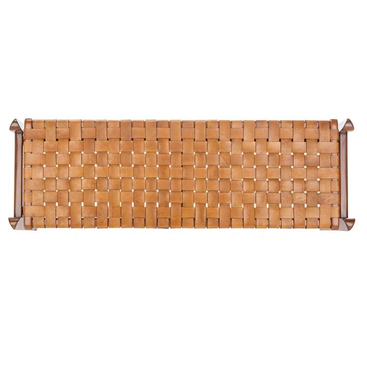Kenan Genuine Leather Bench