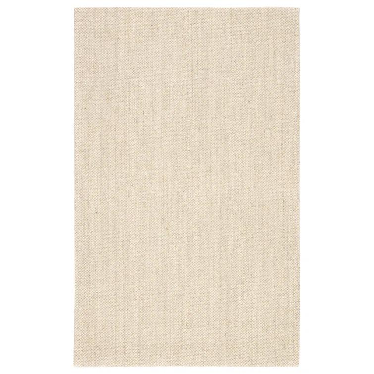 Jaipur Living Neutral 5x8 Area Rug, Solid, White/Taupe