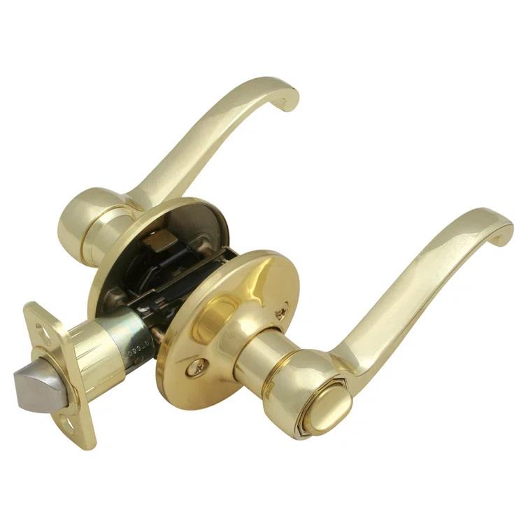 Scroll Privacy Bed/Bath Door Lever
