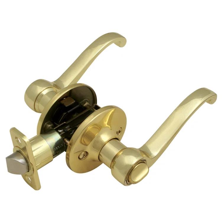 Scroll Privacy Bed/Bath Door Lever