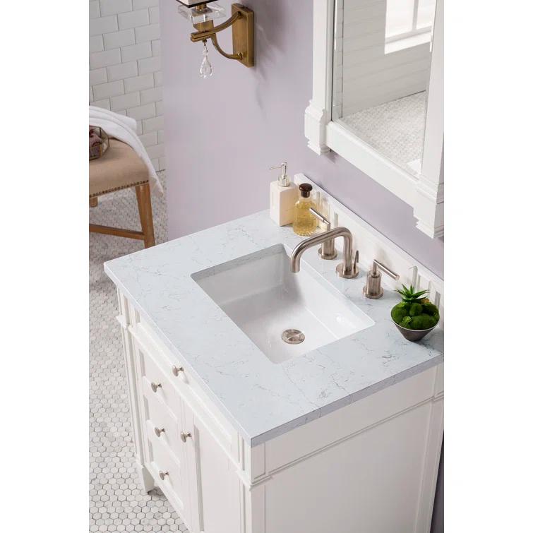 Urban Gray Plywood Single Vanity with Backsplash