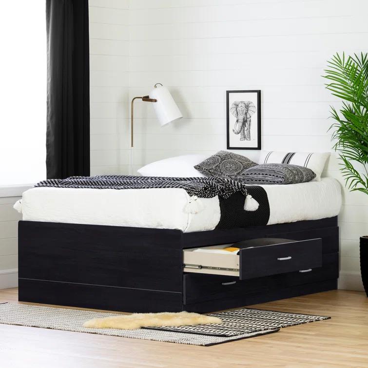Step One Full Platform Bed with Drawers