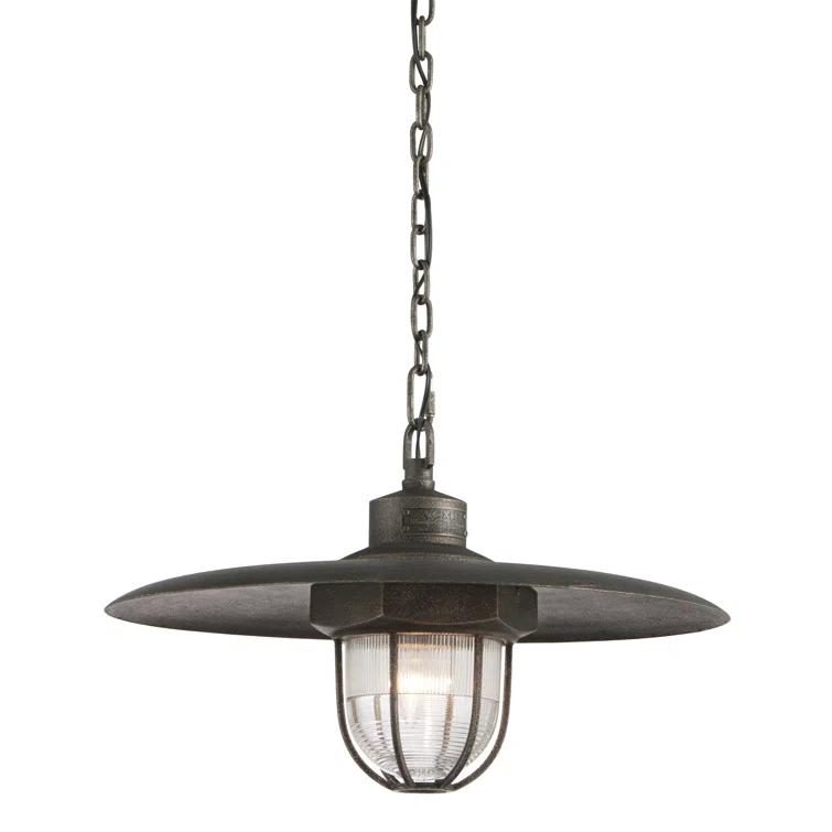 Acme 1 - Light Aged Pewter Single Pendant