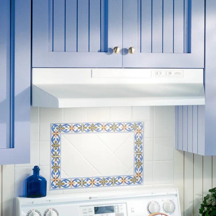 Broan NuTone 24" Steel 190 CFM Convertible Under Cabinet Range Hood with Mesh Filter