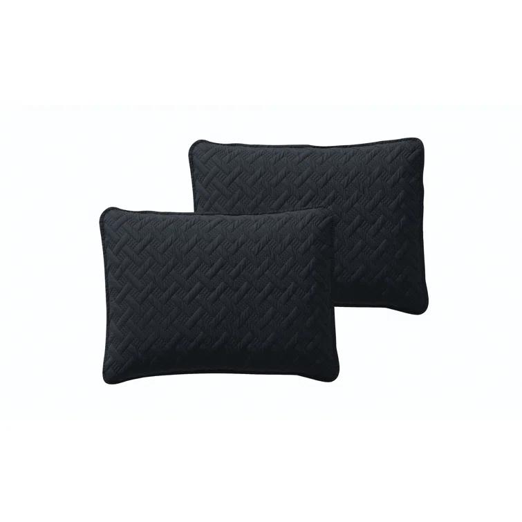 Nina Embossed Basketweave Quilt Set