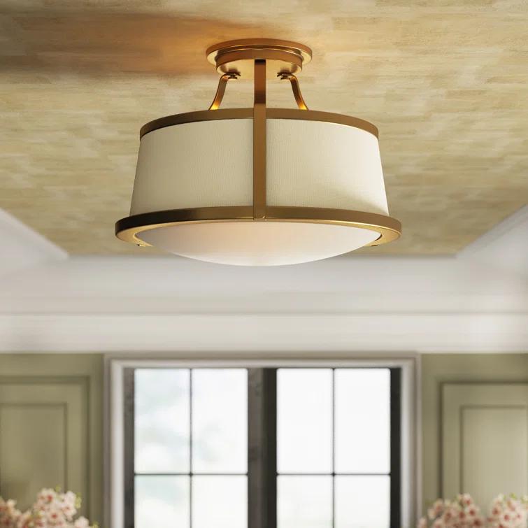 Charlotte 3 - Light 20" Semi Flush Mount