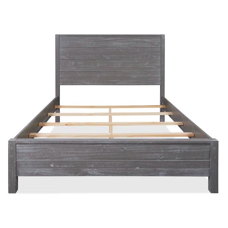 Montauk Solid Wood Panel Bed