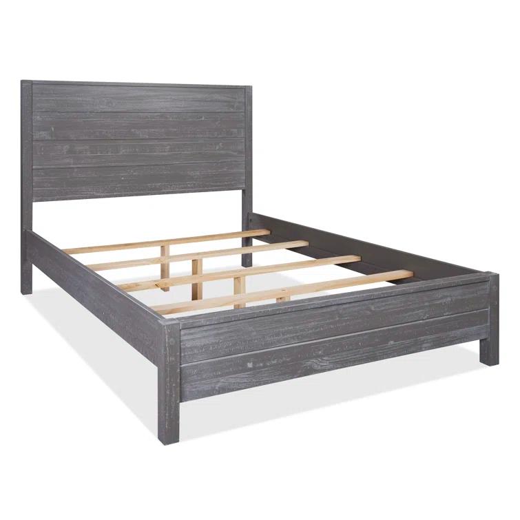 Montauk Solid Wood Panel Bed