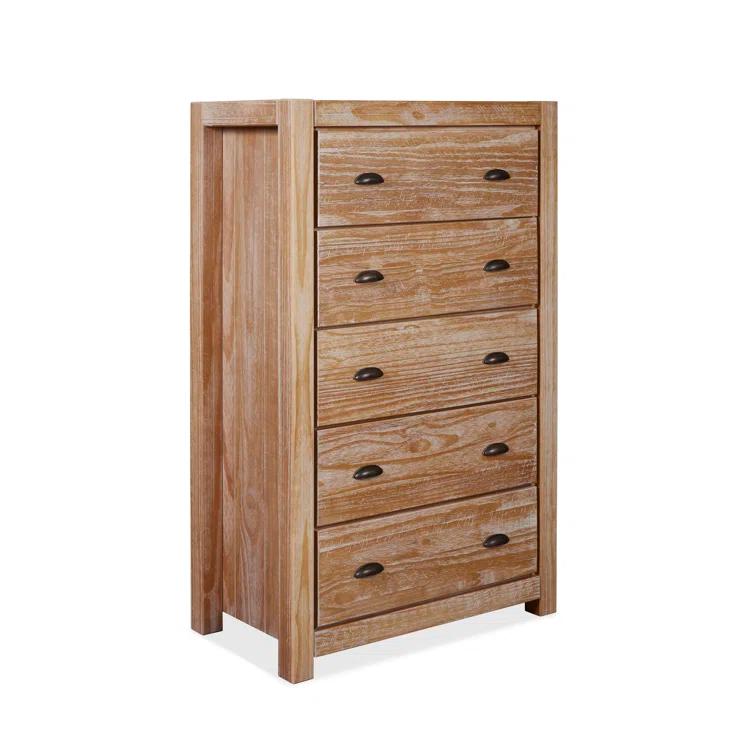 Montauk Solid Wood 32.5'' W 5 - Drawer Dresser