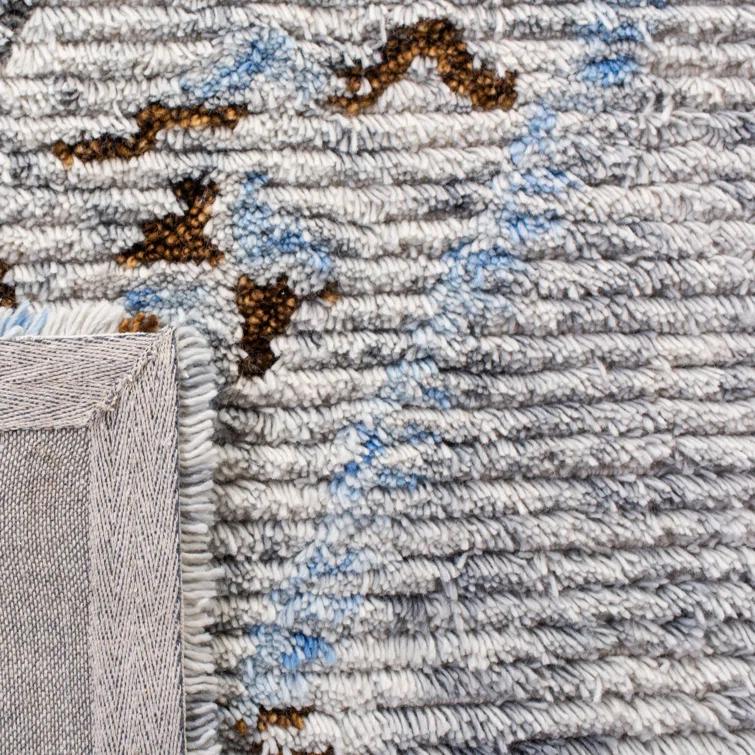 Powell Shag Hand Tufted Wool Southwestern Rug