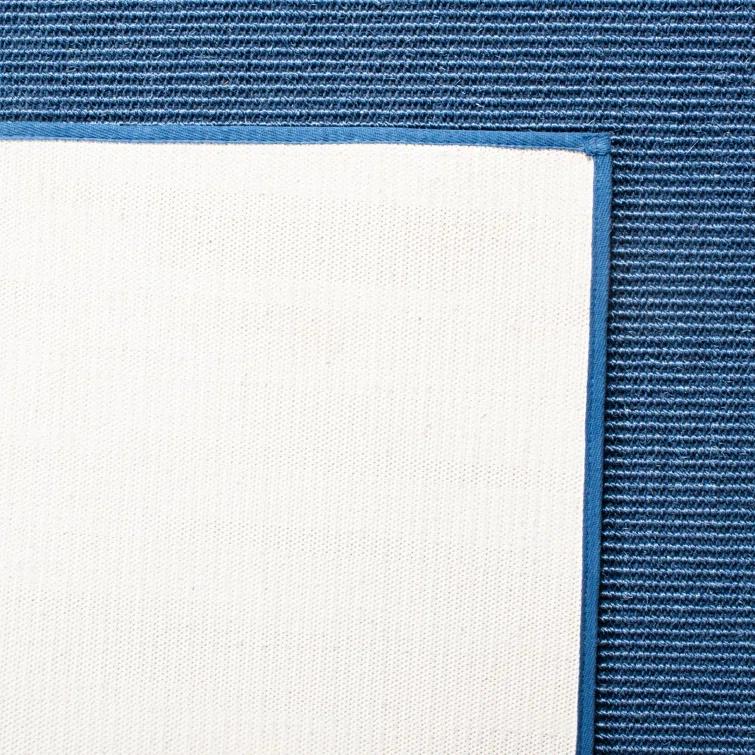 Martha Stewart Sisal/Jute Solid Color Rug in Blue