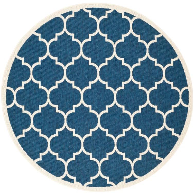 Courtyard Performance Geometric Rug