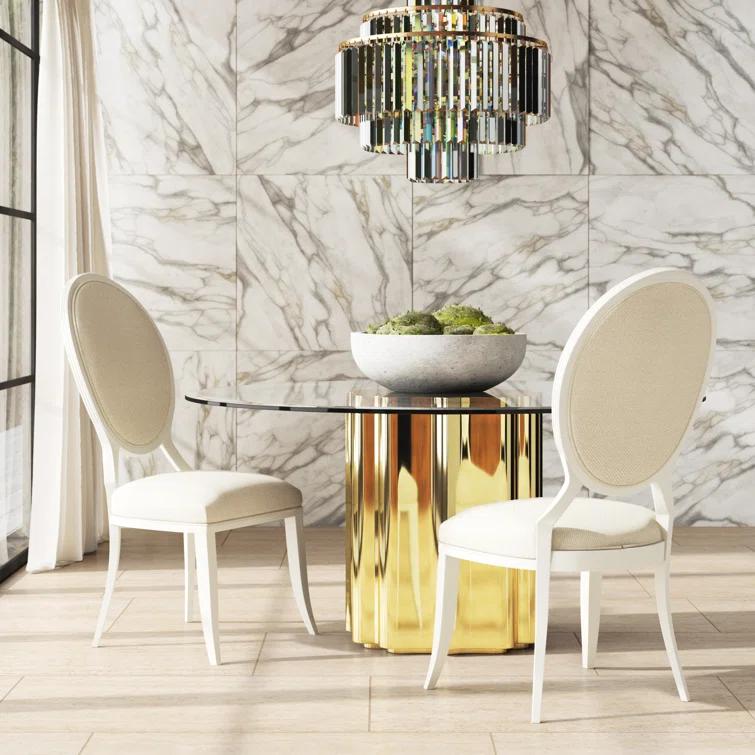 Caracole Compositions Avondale 19'' H Upholstered Side Chair (Set of 2)