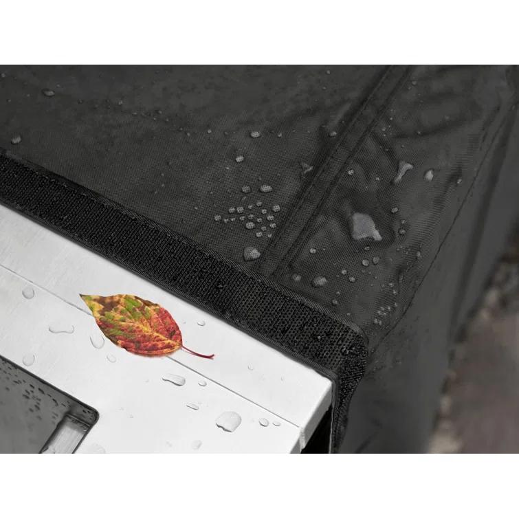 Outdoor Kitchen Cabinets 97" W x 24" D Stainless Steel 5-Piece Set with Covers