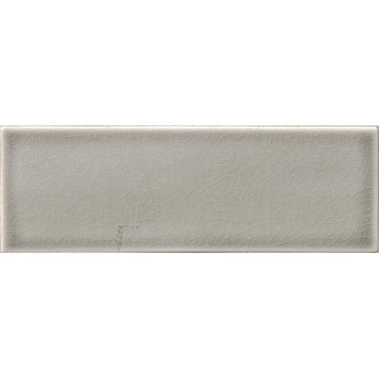 Glazed Handcrafted 4" x 12" Glossy Ceramic Subway Tile
