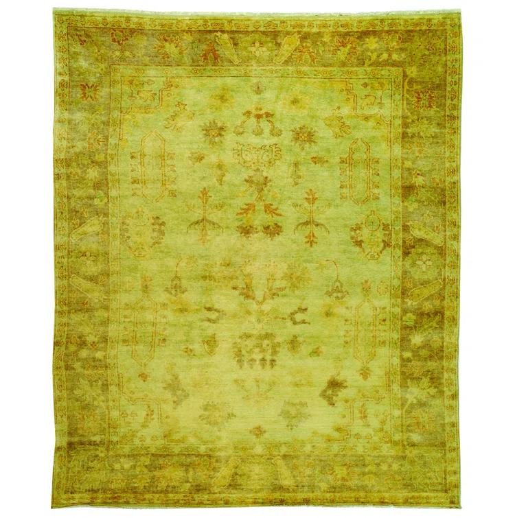 Oushak Hand Knotted Wool Oriental Rug