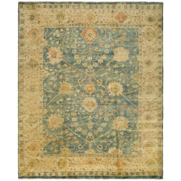 Oushak Hand Knotted Wool Oriental Rug