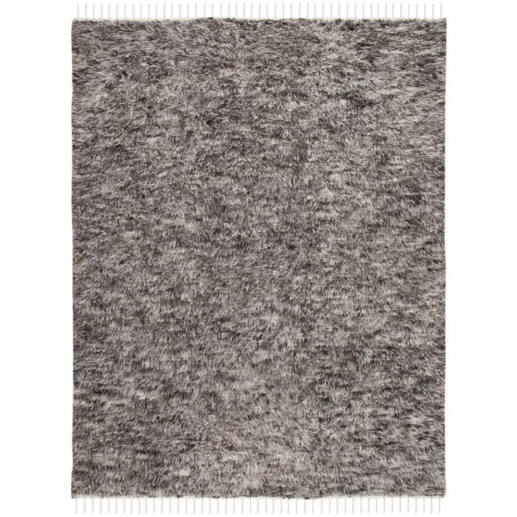 Aitkin Hand Woven Wool Solid Color Rug
