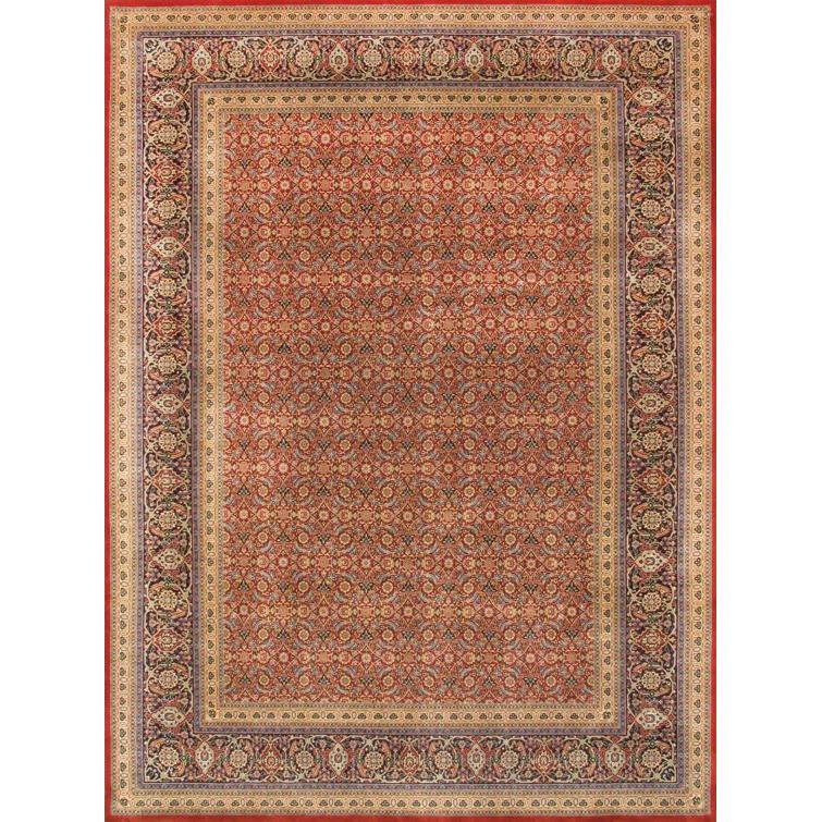 Pasargad Baku Hand Knotted Wool Washable Oriental Indoor Rug
