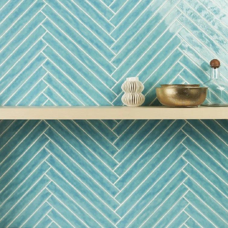 Capetown 2" x 20" Crackled Ceramic Subway Wall Tile (20 pieces/ 5.38 sq. ft./ Case)