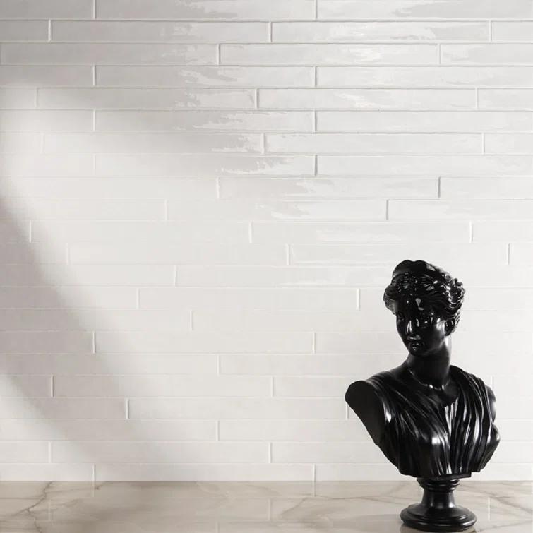 Capetown 2" x 20" Crackled Ceramic Subway Wall Tile (20 pieces/ 5.38 sq. ft./ Case)