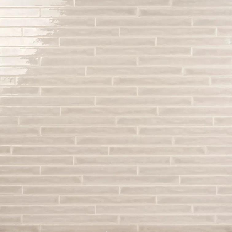Capetown 2" x 20" Crackled Ceramic Subway Wall Tile (20 pieces/ 5.38 sq. ft./ Case)