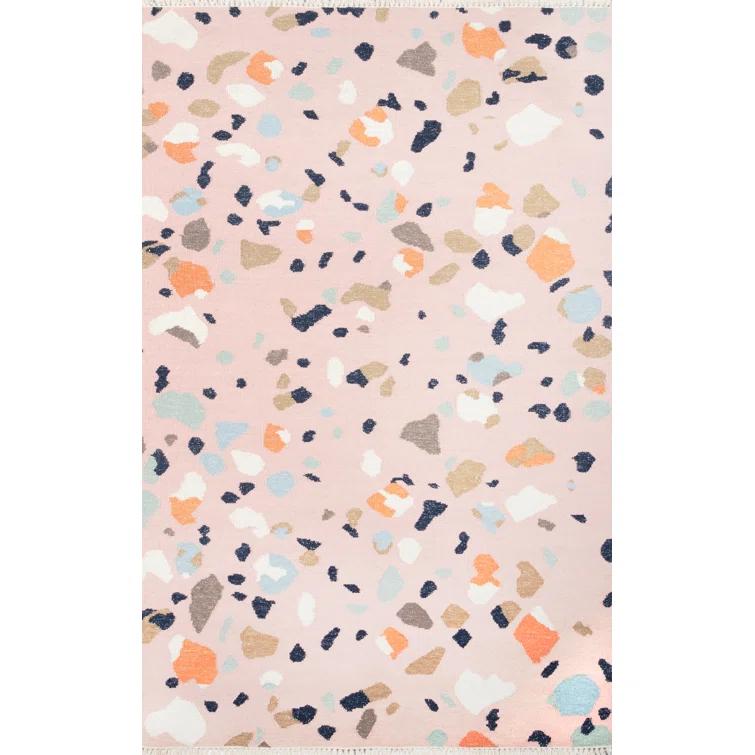 Jem Terri Abstract Handmade Flatweave Wool Area Rug