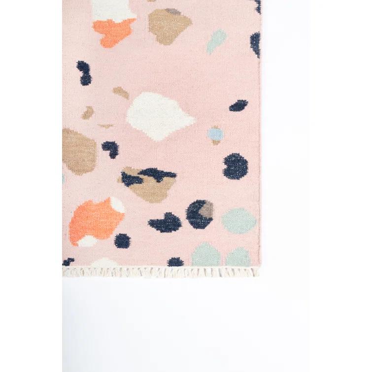 Jem Terri Abstract Handmade Flatweave Wool Area Rug