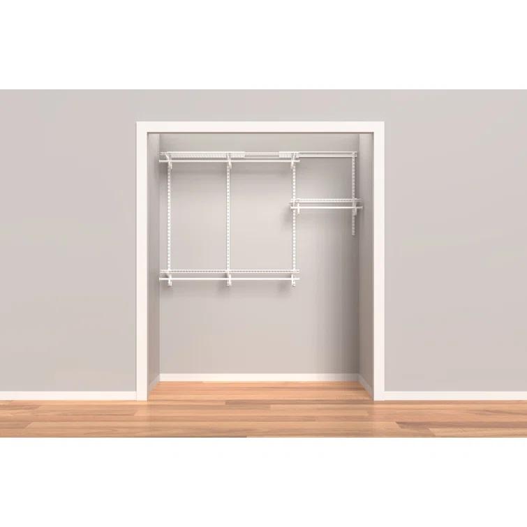 ShelfTrack 48" W - 72" W Closet System Starter Kit