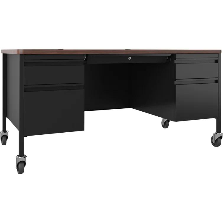 Fortress Steel Rectangular Teacher Desk