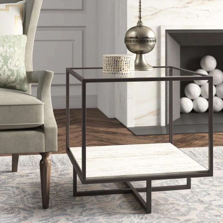 Harlow Glass End Table
