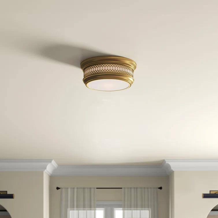 Tucker Glass Flush Mount