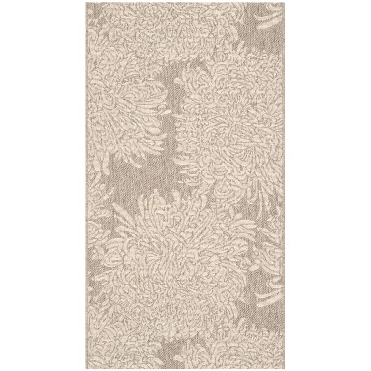 Chrysanthemum Martha Stewart Performance Floral Rug