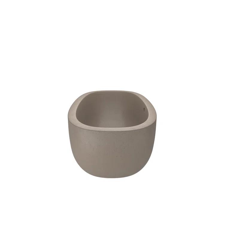 Holas 72" Handcrafted Freestanding Concrete Bathtub