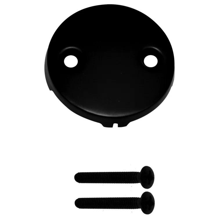 1-1/2" Coarse Thread Twist & Close Bathtub Drain Trim with Two-Hole Overflow