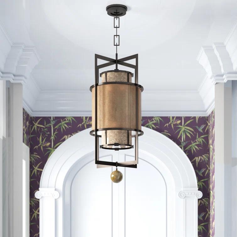 Fine Art Handcrafted Lighting Singapore Moderne 6 - Light Unique / Statement Cylinder Pendant