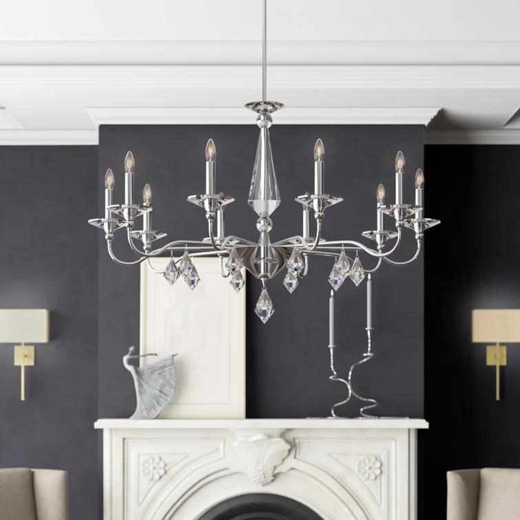 Jasmine 10 - Light Classic / Traditional Chandelier