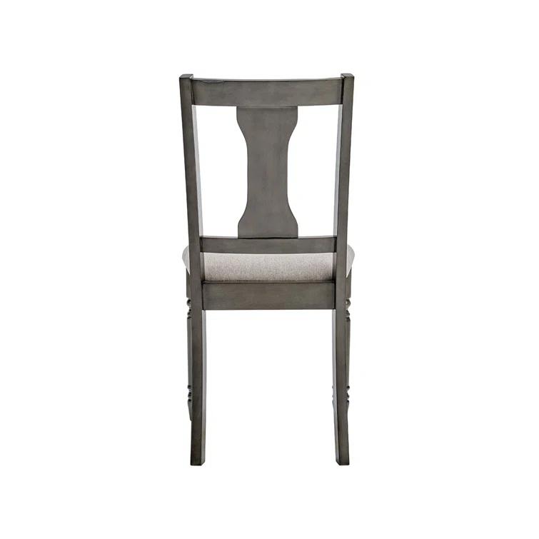 Ivor Slat Back Turned Leg Upholstered Side Chair
