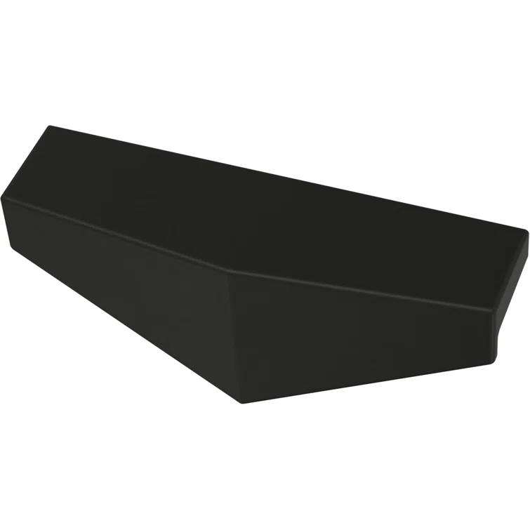 Half Diamond Dual Mount Kitchen Cabinet or Furniture Drawer 3" Center Finger Pull Multipack