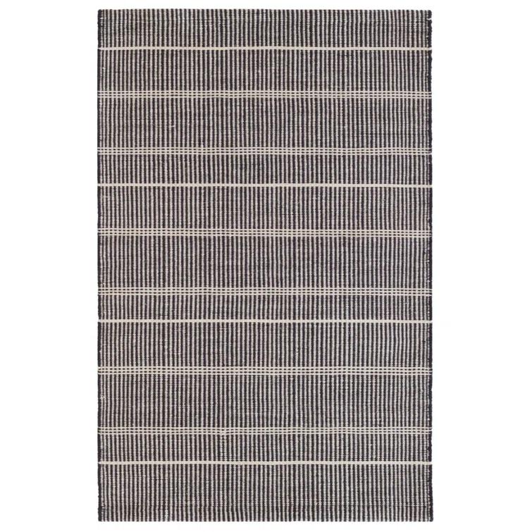 Samson Black Handwoven Indoor/Outdoor Rug